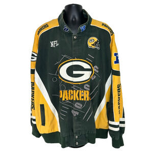 Green Bay Packers NFL Jacket Embroidered Cotton Jacket Coat 6XL NFC North